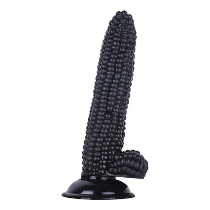 Corn-Shaped Dildo with Suction Cup