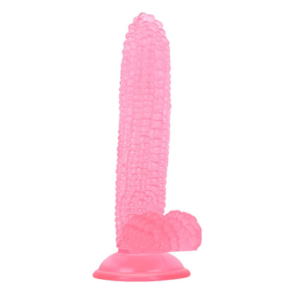 Corn-Shaped Dildo with Suction Cup