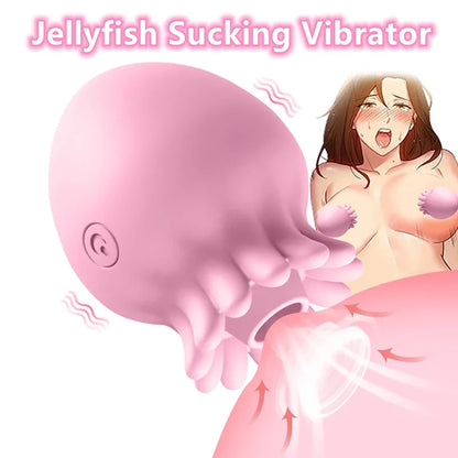 Jellyfish-Style Clitoral Suction Vibrator