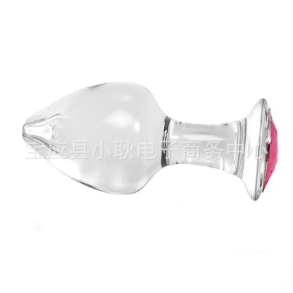 Crystal Glass Anal Plug