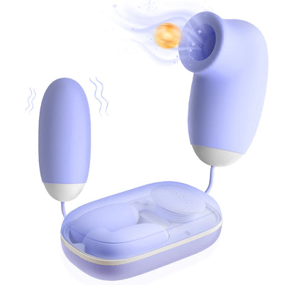 24-Mode Clitoral & G-Spot Suction Egg Vibrator