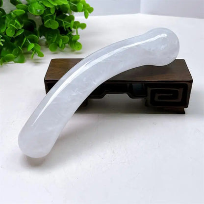 Clear Quartz Crystal Massage Wand