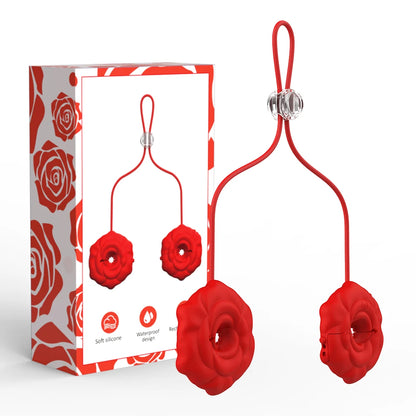 App-Controlled Vibrating Nipple Clamps Vibrator