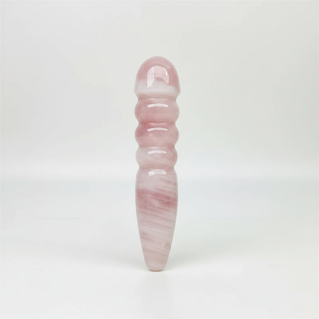 Rose Quartz Crystal Massage Wand