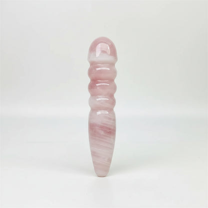 Rose Quartz Crystal Massage Wand