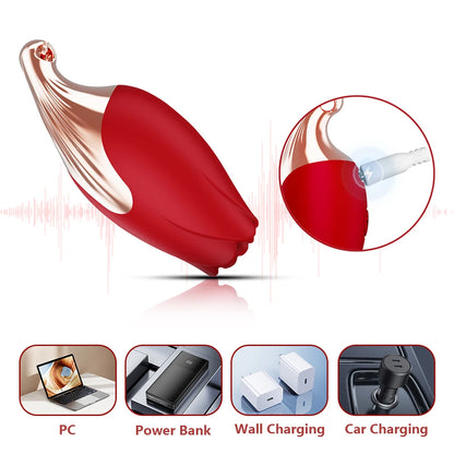 Wearable Mini Necklace Vibrator