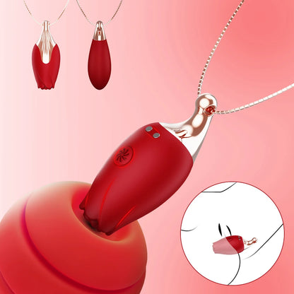Wearable Mini Necklace Vibrator