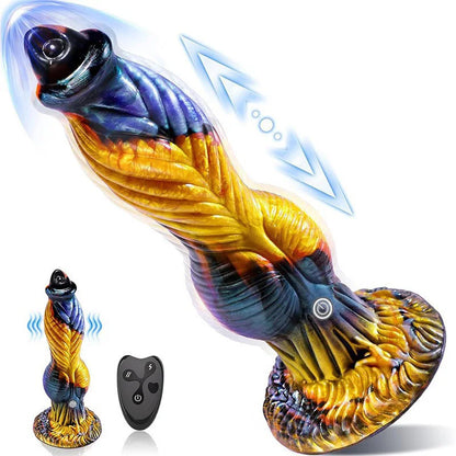 4-in-1 Thrusting Dragon-Style Dildo Vibrator