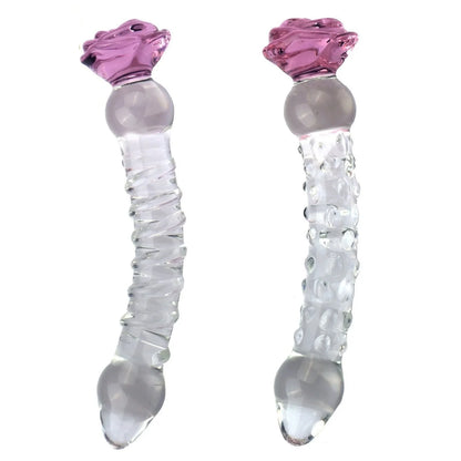 Glass Anal Beads Dildo