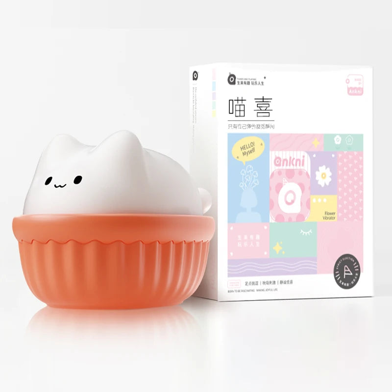 Cupcake Cat-Style Clitoral Suction Vibrator