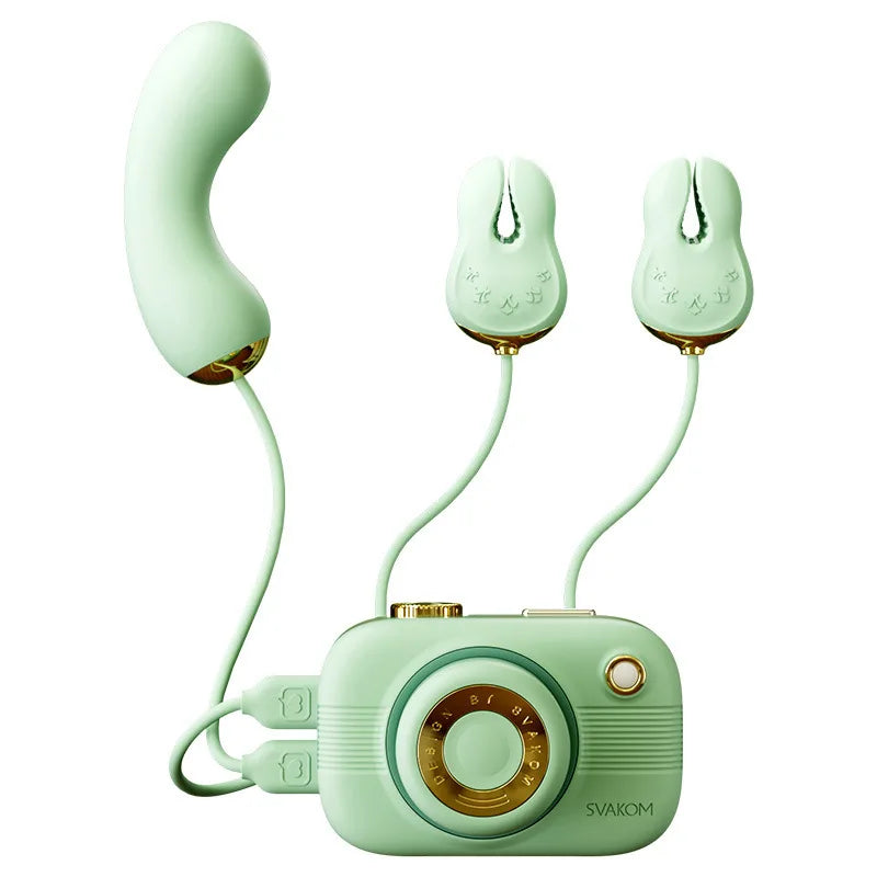 4-in-1 Remote-Controlled G-Spot Camera Vibrator