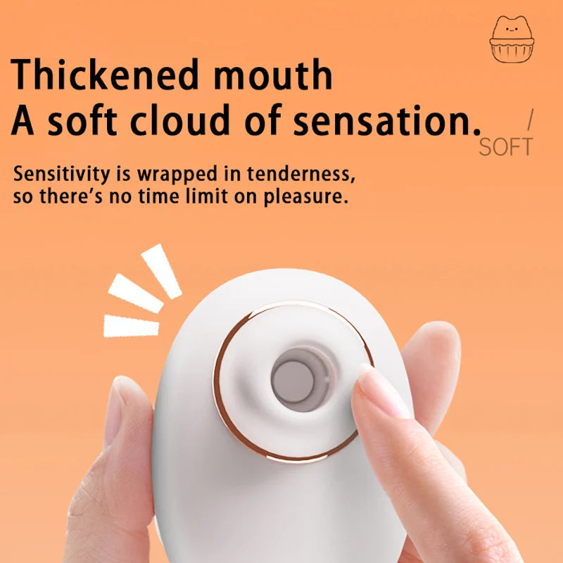 Cupcake Cat-Style Clitoral Suction Vibrator