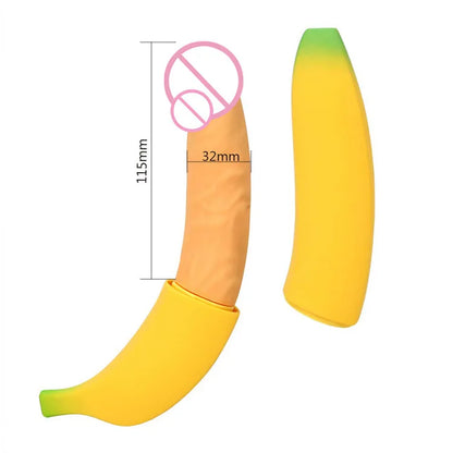 Banana-Shaped Silicone G-Spot Vibrator