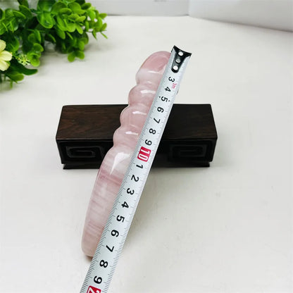Rose Quartz Crystal Massage Wand