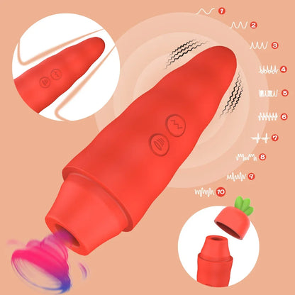 Carrot-Shaped Vibrator
