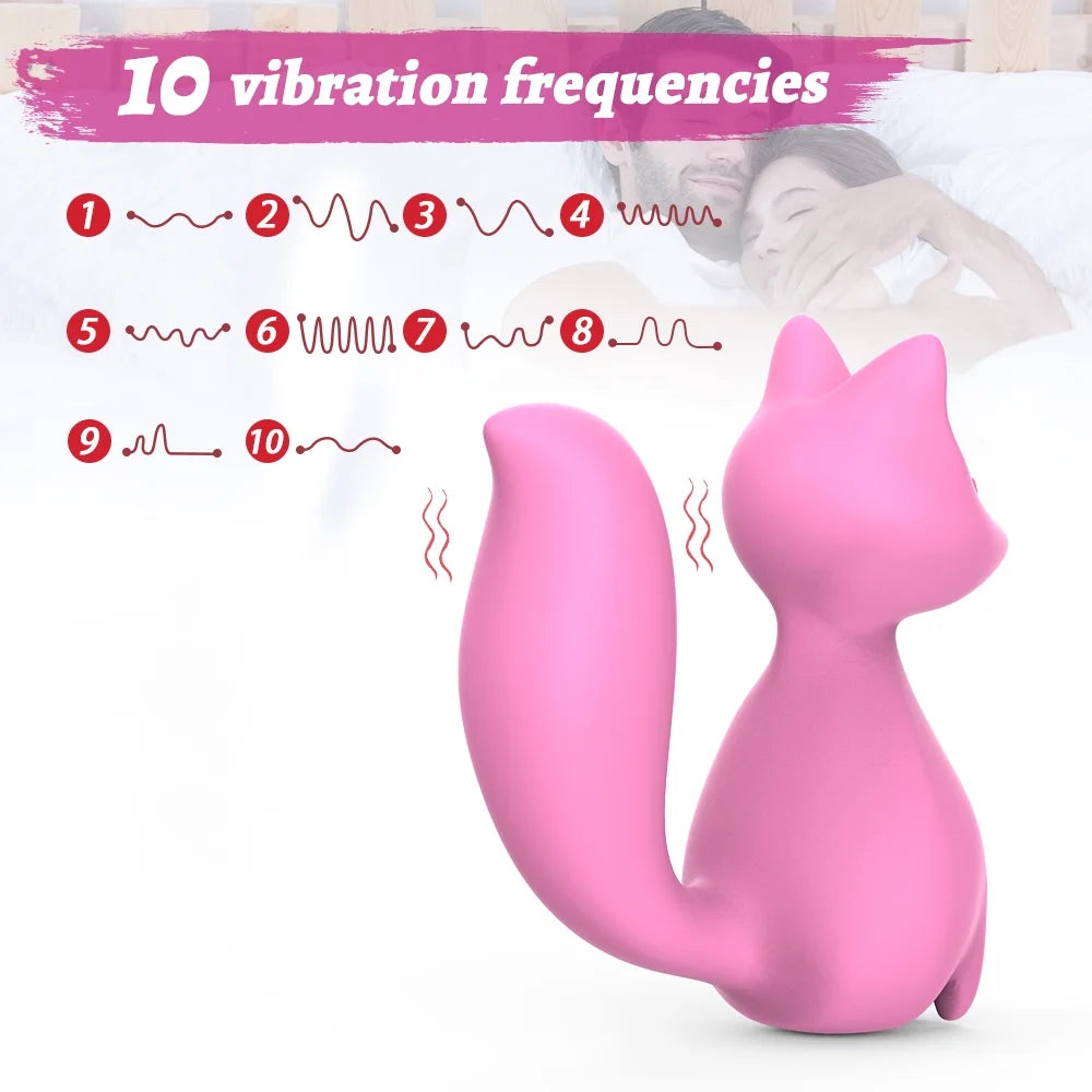 Fox-Shaped Vibrating Mini Vibrator