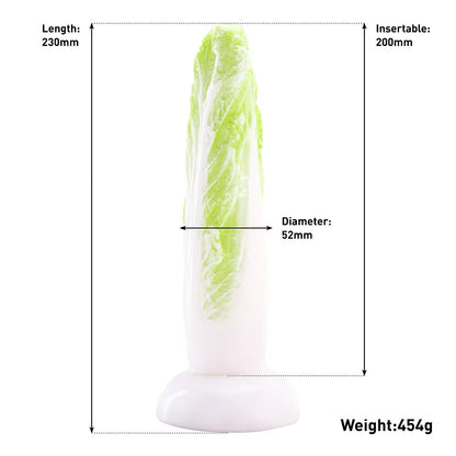 Vegetable-Shaped Silicone Dildo