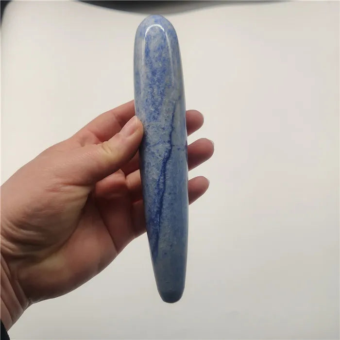 Natural Blue Aventurine Stone Wand